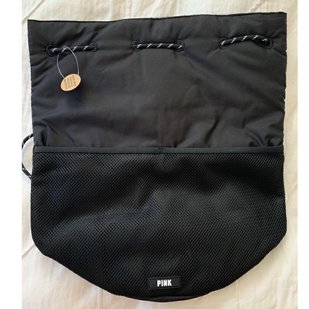 Pink | Drawstring Backpack/Bag  - Picture 4 of 6